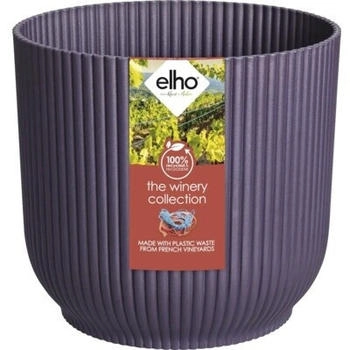 Elho Blumentopf Übertopf Winery Kunststoff 16 x 16,1 x 14,8 cm lila