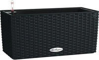 Lechuza BALCONERA Cottage 40 Blumenkasten, graphit, 40 x 19 x 19cm, aus Kunststoff,