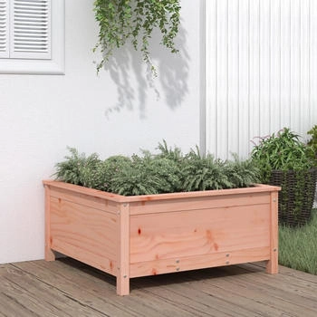 vidaXL Pflanzkübel 82,5 x 82,5 x 39 cm Massivholz Douglasie (825301)