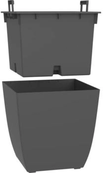 EDA Diva Stone tall flower box 43.5 x 43.5 x 78.2 cm