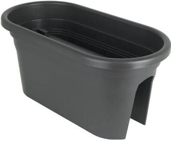 Artevasi Balcony planter Venezia 30 x 60 x 27 cm Anthracite