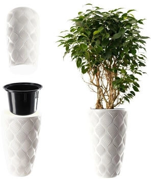 Kadax Plant pot with insert 58.5 cm White