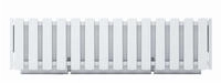 Prosperplast DDEF600-S449, Prosperplast Balkonpflanzenhalter BOARDEE FENCE Wei&szlig; 58