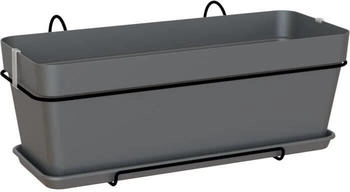 Artevasi Rectangular planter Capri 50.2 x 28.5 x 20.7 cm Anthracite