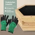 holz4home Outdoor Pflanzkübel S I 6-eckig Tannenholz inkl Gartenhandschuhe