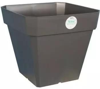 RiViERA Soleilla square flower pot 40 x 40 cm Grey