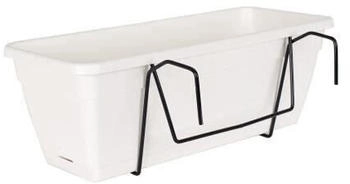 Artevasi Rectangular planter Venezia 49 x 19.5 x 16.6 cm White