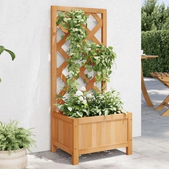vidaXL Planter with trellis 365473