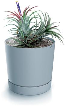 Magubo Blumentopf mit Untersetzer Kompakt 13 cm Durchmesser (Grau 130)