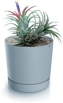 Magubo Blumentopf mit Untersetzer Kompakt 15 cm Durchmesser (Grau 150)