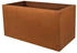 Köhko Designer Blumenkübel aus Cortenstahl Pflanztopf in Edelrost-Optik 80x32x36 cm
