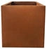 Köhko Designer Blumenkübel aus Cortenstahl Pflanztopf in Edelrost-Optik 80x32x36 cm