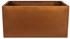 Köhko Designer Blumenkübel aus Cortenstahl Pflanztopf in Edelrost-Optik 80x32x36 cm
