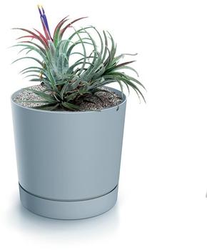 Magubo Blumentopf mit Untersetzer Kompakt 11 cm Durchmesser (Grau 110)