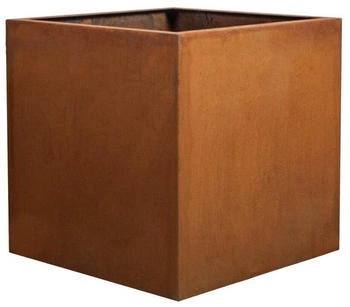 K&ouml;hko Blumenk&uuml;bel aus Cortenstahl 28 x 27 x 28 cm Edelrost-Optik