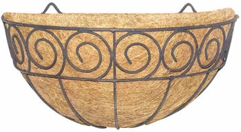 Siena Garden Wandampel Scroll mit Kokoseinlage 35 cm (J58092) Siena Garden Wandampel Scroll mit Kokoseinlage 35 cm (J58092)