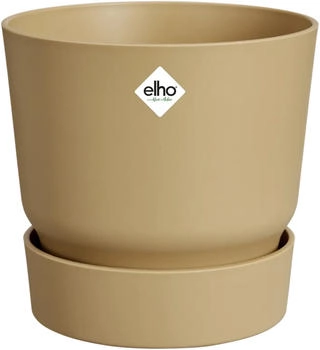 Elho greenville Topf rund 40 cm - goldener sand