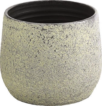Dehner Keramik- Yves bauchig silber