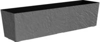 Dehner Pflanzkasten Stone, Blumentopf inkl. Bew&auml;sserungssystem/Ablaufloch,