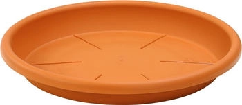 Dehner Eolo rund Ø ca. 56 cm Höhe ca. 7.5 cm Kunststoff terrakotta