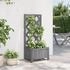 vidaXL Planter with trellis 365474