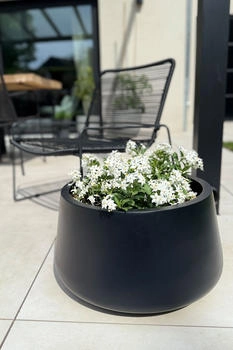 Vivanno Fiberglas GORDO Schwarz Matt 45x29 cm