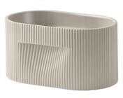 Muuto Ridge Blumentopf beige Keramik H 13 cm (44663)