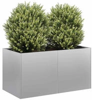 vidaXL Pflanzk&uuml;bel 80x40x40 cm Verzinkter Stahl