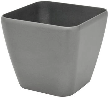 Europalms Dekotopf LUNA-33 eckig silber