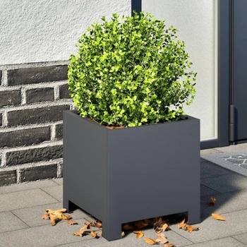 vidaXL Pflanzkübel 2 Stk. Anthrazit Stahl (851190)