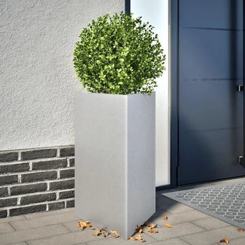 vidaXL Dreieckiger Pflanzkübel aus verzinktem Stahl 50x43x75 cm (9839.851181)