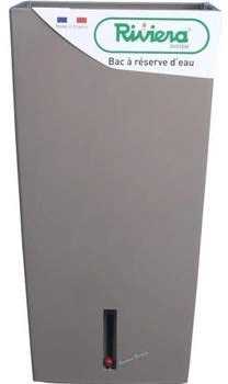 RiViERA Eva New square flower pot 28 x 28 x 52 cm taupe