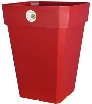RiViERA Soleilla square flower pot 49 x 49 x 45 cm Red