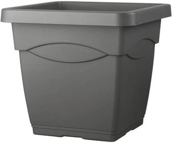 Deroma Day R square pot 38 cm anthracite grey