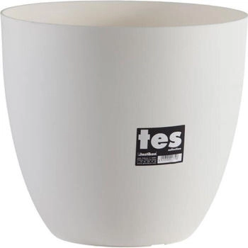 Plastiken Tes bowl plant pot 32 cm white