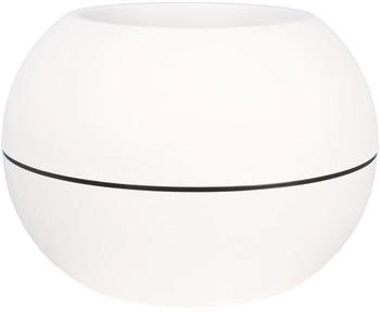 RiViERA Round Flower Box Granite Ball 50 cm White
