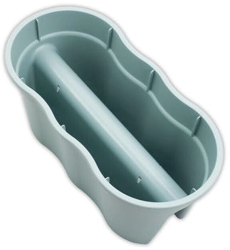 KHW Flowerclip XL Gel&auml;nderblumentopf, 2er Set, mintgr&uuml;n (35215)