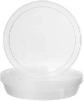Garronda Blumentopf Untersetzer GD-0026 Transparent ⌀ 12cm H=1,8cm 5 Stück