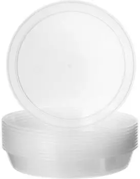 Garronda Blumentopf Untersetzer GD-0026 Transparent ⌀ 11cm H=1,8cm 10 Stück