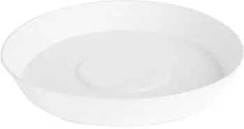 Garronda Untersetzer Blumentopf aus Kunststoff GD-0023 Weiß ⌀ 16cm H=3cm 1 Stück