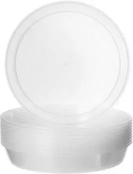 Garronda Blumentopf Untersetzer GD-0026 10 Stück Transparent ⌀ 19cm H=2,6cm ⌀ 19cm H=2,6cm 10 Stück Transparent