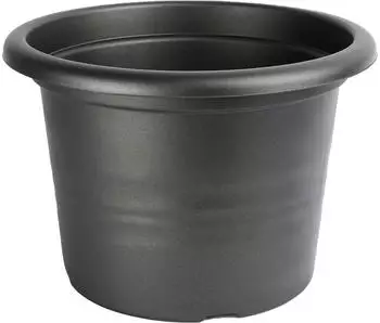Garronda Blumentopf rund aus Kunststoff GD-0022 Graphite ⌀ 34cm H=24cm 1 Stück
