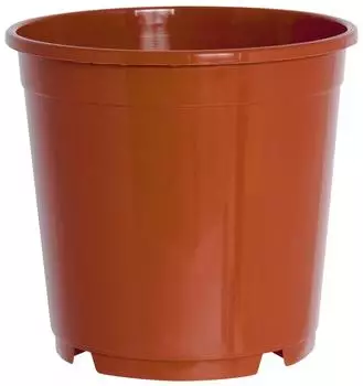 Geli Containertopf Ø13cm Kunststoff 1L terracotta