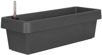 Geli Blumenkasten VIVA incl. Bewässerung u. Wasserstandsanzeiger 40 cm anthrazit