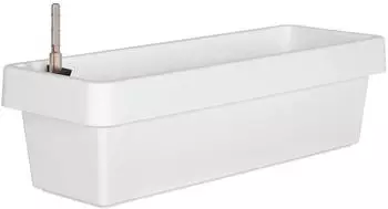 Geli Blumenkasten VIVA incl. Bewässerung u. Wasserstandsanzeiger 80 cm weiß