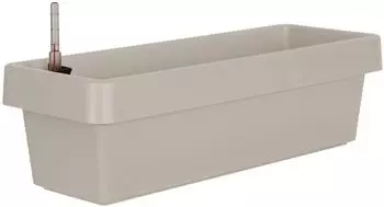 Geli Blumenkasten VIVA incl. Bewässerung u. Wasserstandsanzeiger 80 cm betonfarbe