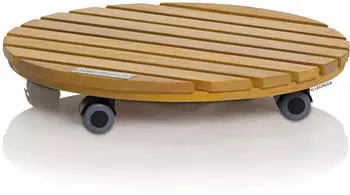 Lechuza Rolluntersetzer Natural Wood round 40 (16783)