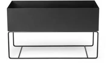 ferm LIVING Low Plant Box Large 45 cm schwarz