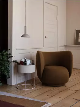 ferm LIVING Low Plant Box Large 45 cm cashmere