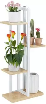 Relaxdays Plant shelf with 4 levels